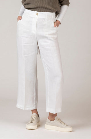BRAX - Maine S - Pantalon Casual de Lin - Relaxed Fit