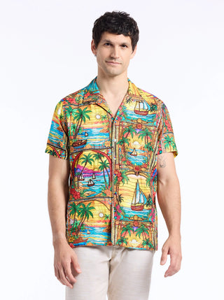 Robert Graham - THE SAILOR SKY - Chemise manches courtes Édition Limitée