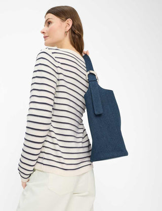 BRAX - Ann- Cardigan rayé de coton
