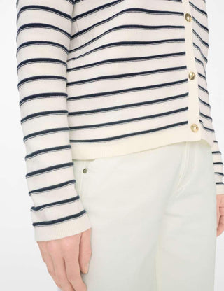 BRAX - Ann- Cardigan rayé de coton