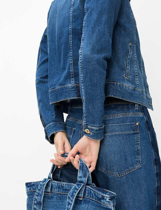 BRAX - Miami - Blouson de jeans extensible - Regular Used Blue