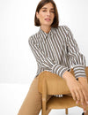 BRAX - Vic - Blouse de viscose à rayures