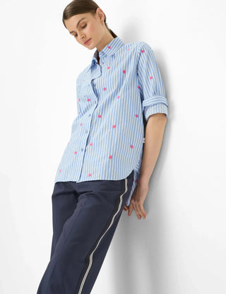 BRAX - Vicki - Blouse de coton à rayures