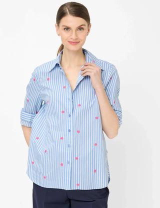 BRAX - Vicki - Blouse de coton à rayures