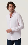34 Heritage - Linen Chambray Shirt Pink