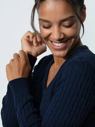 Daily Sports - Madelene V-neck Pullover - LE CAPITAINE D'A BORD