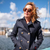 Dalmard Marine - Detroit - Caban pour femme à boutons dorés - Marine - LE CAPITAINE D'A BORD