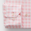 Emanuel Berg - Byron - Chemise manches longues à carreaux Albini 4Flex - Modern Fit - Rose - LE CAPITAINE D'A BORD