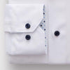 Emanuel Berg - Byron - Chemise manches longues unie Albini 4Flex - Modern Fit - Blanc - LE CAPITAINE D'A BORD