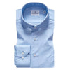 Emanuel Berg - Byron - Chemise manches longues unie Albini 4Flex - Modern Fit - Bleu Pâle - LE CAPITAINE D'A BORD