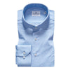 Emanuel Berg - Byron - Chemise manches longues unie Albini 4Flex - Modern Fit - Bleu Pâle - LE CAPITAINE D'A BORD