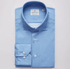 Emanuel Berg - Byron - Chemise manches longues à motifs Albini 4Flex - Modern Fit - Bleu