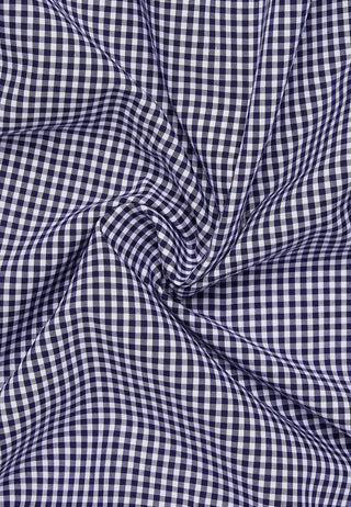 ETERNA - Chemise manches longues vichy Modern Fit - Marine/Blanc - LE CAPITAINE D'A BORD