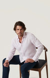 34 Heritage - Linen Chambray Shirt Pink
