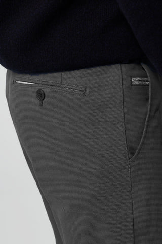 Meyer - Pantalon de coton hiver mini pied-de-poule Bonn 5603 - LE CAPITAINE D'A BORD