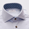 Emanuel Berg - Byron - Chemise manches longues unie Albini 4Flex - Modern Fit - Bleu pâle - LE CAPITAINE D'A BORD