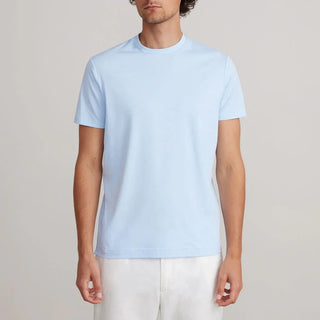 Emanuel Berg - T-Shirt manches courtes de coton 4Flex - Bleu pâle