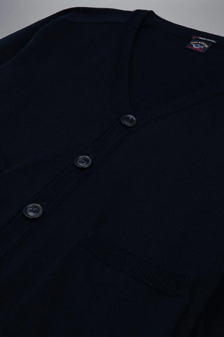 Paul & Shark - Cardigan à boutons de laine Cool Touch - LE CAPITAINE D'A BORD