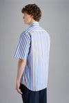 Paul & Shark - Chemise manches courtes rayée de coton - LE CAPITAINE D'A BORD
