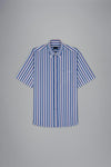 Paul & Shark - Chemise manches courtes rayée de coton - LE CAPITAINE D'A BORD