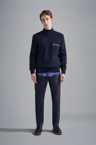 Paul & Shark - Chemise manches longues de coton Silver Collection - LE CAPITAINE D'A BORD
