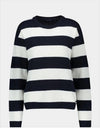 Paul & Shark Ladies - Chandail rayé col rond de laine et cachemire - LE CAPITAINE D'A BORD