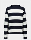 Paul & Shark Ladies - Chandail rayé col rond de laine et cachemire - LE CAPITAINE D'A BORD