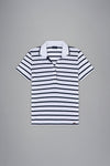 Paul & Shark Ladies - Polo manches courtes rayé de coton - LE CAPITAINE D'A BORD