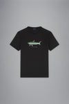 Paul & Shark - T-shirt manches courtes de coton Black Mamba "par Bixio" - LE CAPITAINE D'A BORD