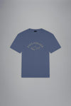 Paul & Shark - T-shirt manches courtes de coton logo doré - LE CAPITAINE D'A BORD