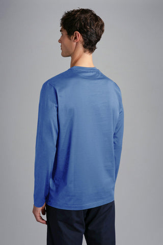 Paul & Shark - T-shirt manches longues de coton Silver Collection - LE CAPITAINE D'A BORD