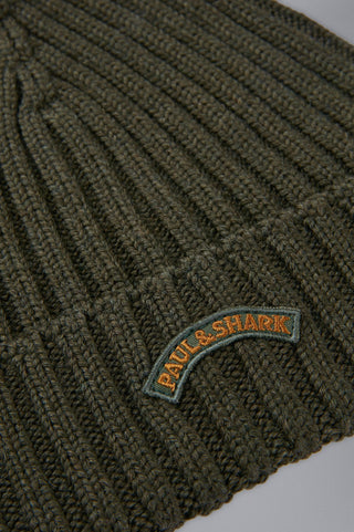 Paul & Shark - Tuque de tricot laine avec écusson - LE CAPITAINE D'A BORD