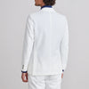 Emanuel Berg - Seersucker 2-Button D-Constructed Shirt Jacket - Blanc