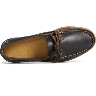 Sperry - Men's Gold A/O 2-Eye Orleans Leather - Noir - LE CAPITAINE D'A BORD