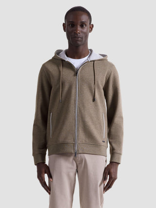 Bugatchi - Cardigan zip à capuchon