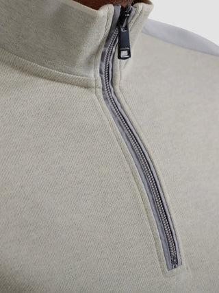 Bugatchi - Chandail col zip de coton et modal