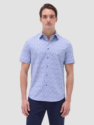 Bugatchi - Miles - Chemise motif floral manches courtes OOOHCOTTON©