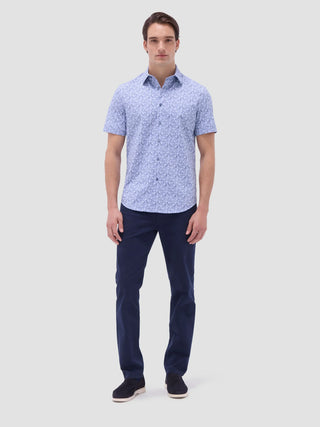 Bugatchi - Miles - Chemise motif floral manches courtes OOOHCOTTON©