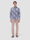 Bugatchi - Julian - Chemise de lin manches longues florale