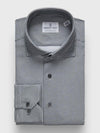 Emanuel Berg - Byron - Chemise manches longues vichy Albini 4Flex - Modern Fit - Gris