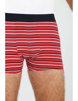 Armor-Lux - Boxer rayé de coton extensible - LE CAPITAINE D'A BORD