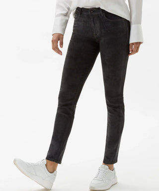 BRAX - Shakira - Pantalon de coton enduit Fashion Sensation - LE CAPITAINE D'A BORD