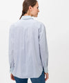 BRAX - Vivian - Blouse rayée à de coton 2 tons - LE CAPITAINE D'A BORD