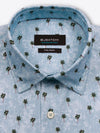 Bugatchi - Chemise manches courtes palmiers OOOHCOTTON© - LE CAPITAINE D'A BORD