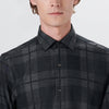 Bugatchi - Chemise manches longues à carreaux coton/viscose - LE CAPITAINE D'A BORD