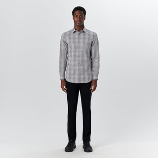 Bugatchi - Chemise manches longues à pois OoohCotton® - LE CAPITAINE D'A BORD