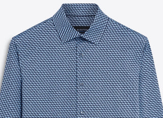 Bugatchi - Chemise manches longues avec chiens OoohCotton® - LE CAPITAINE D'A BORD