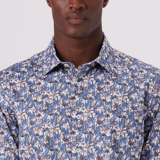 Bugatchi - Milo - Chemise manches courtes palmiers OOOHCOTTON© - LE CAPITAINE D'A BORD