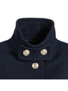 Dalmard Marine - Brighton Cachemire - Manteau long pour femme - LE CAPITAINE D'A BORD