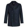 Oslo - Caban pour homme de laine hydrofuge - Marine - LE CAPITAINE D'A BORD - 2
